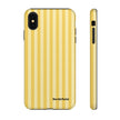 Yellow Stripe Tough Phone Case