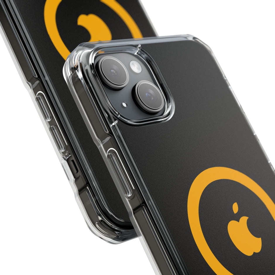 MagSafe Clear Phone Case – Yellow Ring