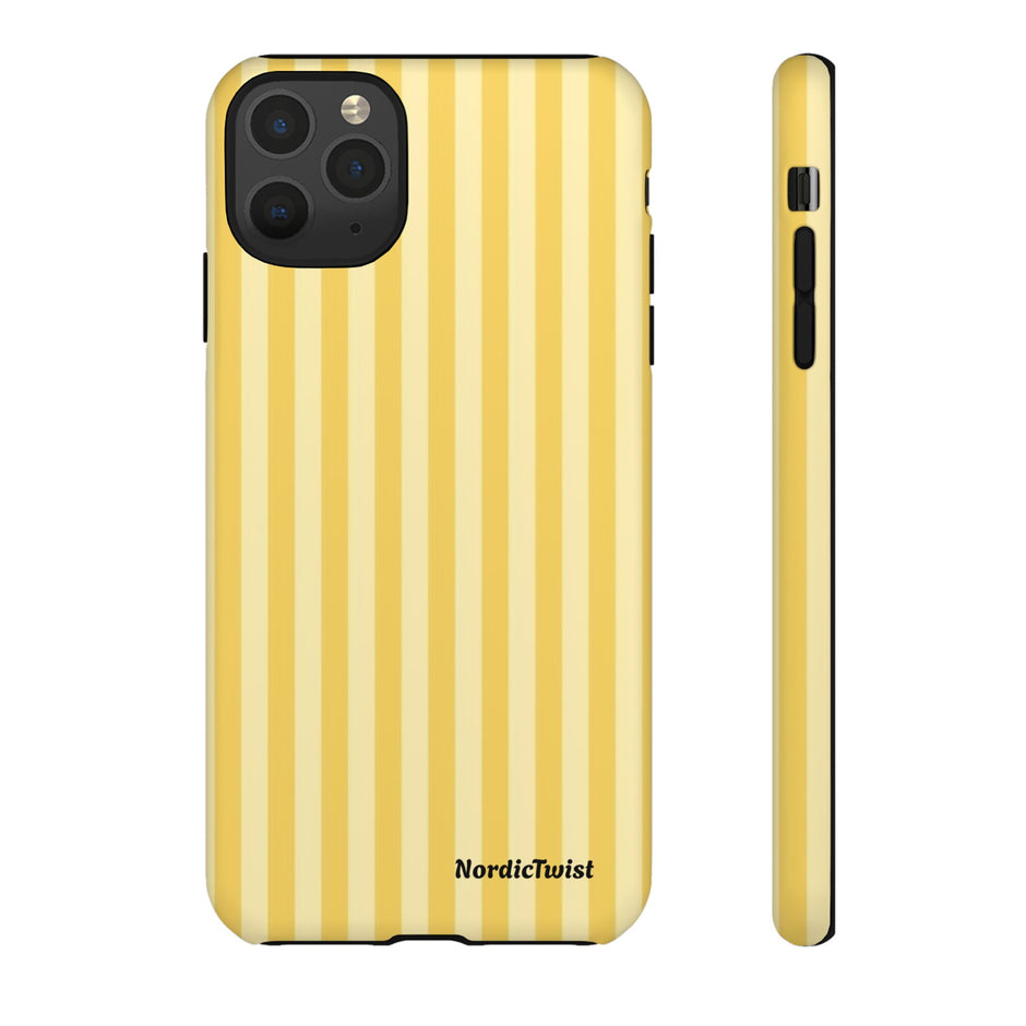Yellow Stripe Tough Phone Case
