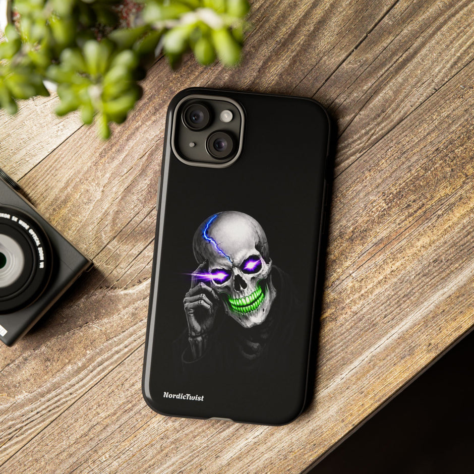 Neon Skull Tough Phone Case