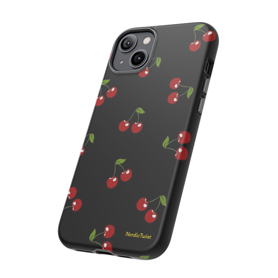 Cherry Pattern Tough Phone Case