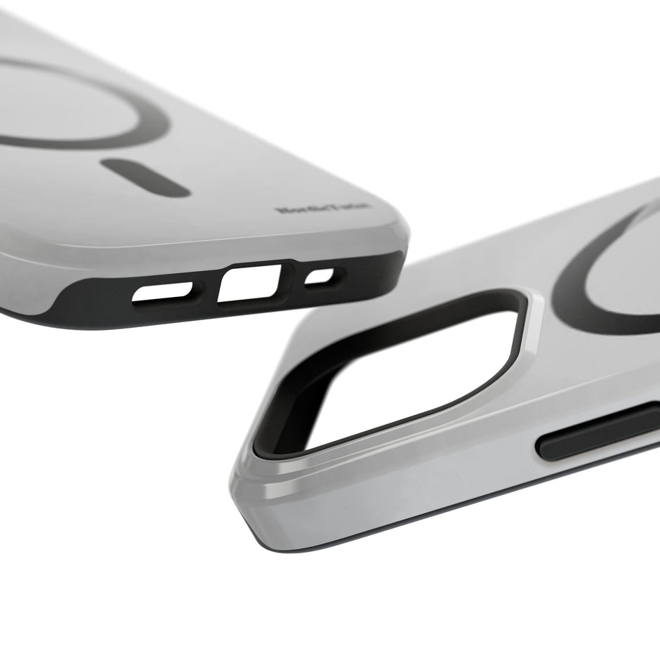 MagSafe Mobilskal – Grå Ringdesign