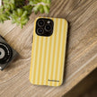 Yellow Stripe Tough Phone Case
