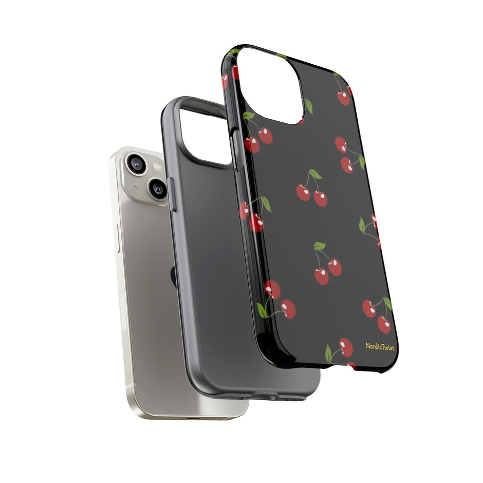 Cherry Pattern Tough Phone Case