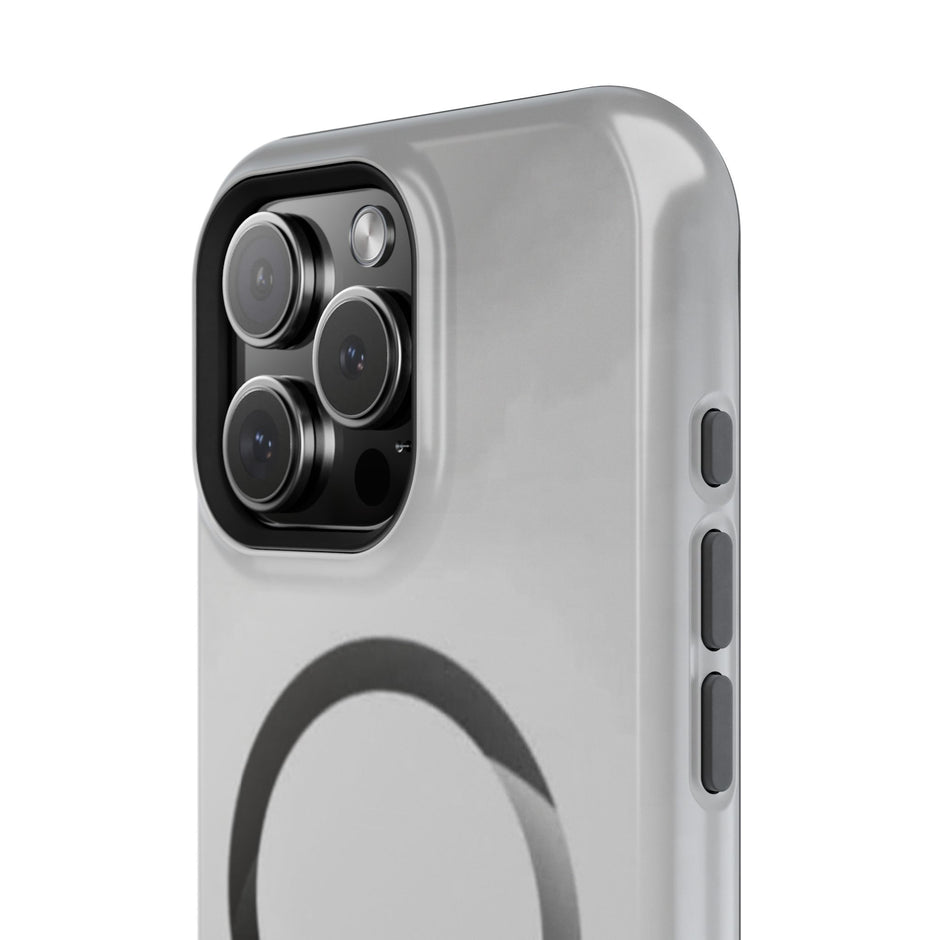 MagSafe Mobilskal – Grå Ringdesign