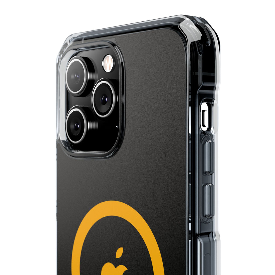 MagSafe Clear Phone Case – Yellow Ring
