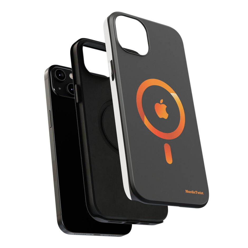 Stöttåligt MagSafe iPhone-skal – Orange Sökikon