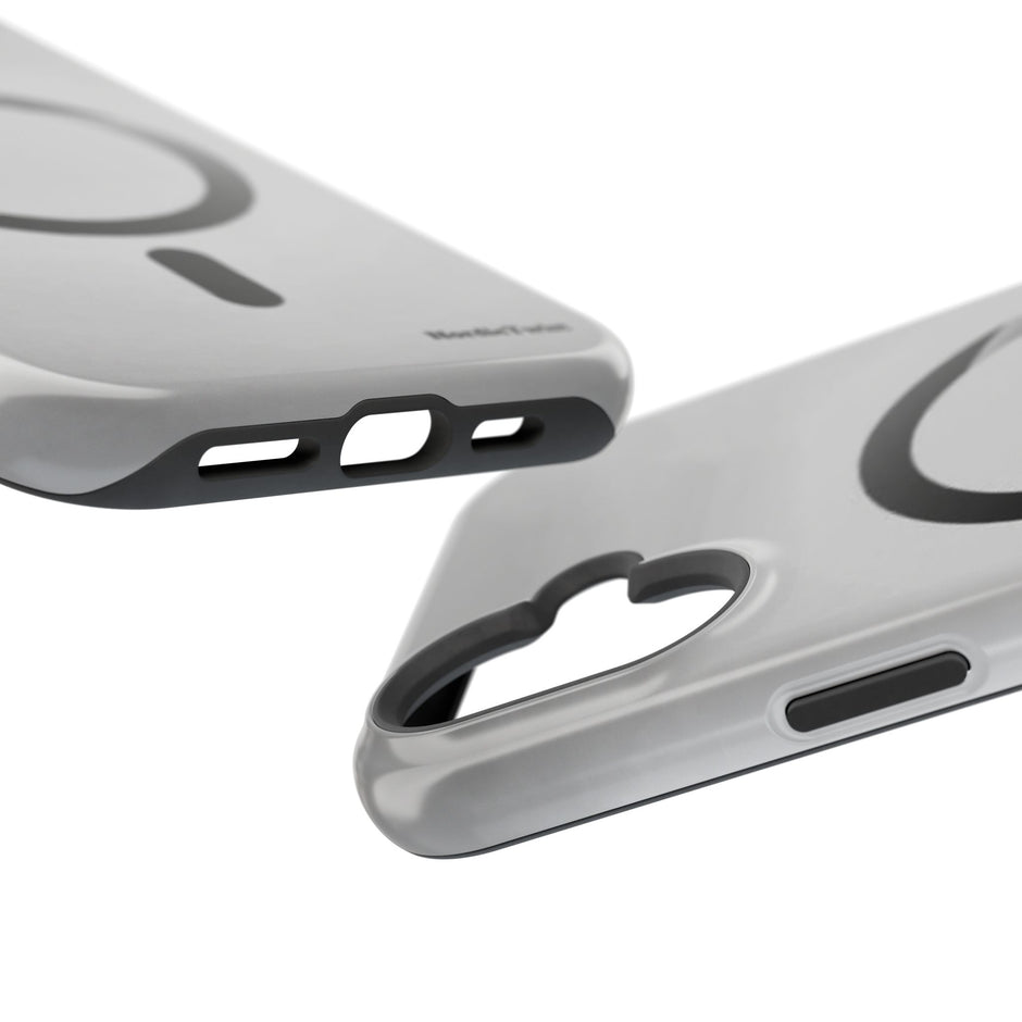 MagSafe Mobilskal – Grå Ringdesign
