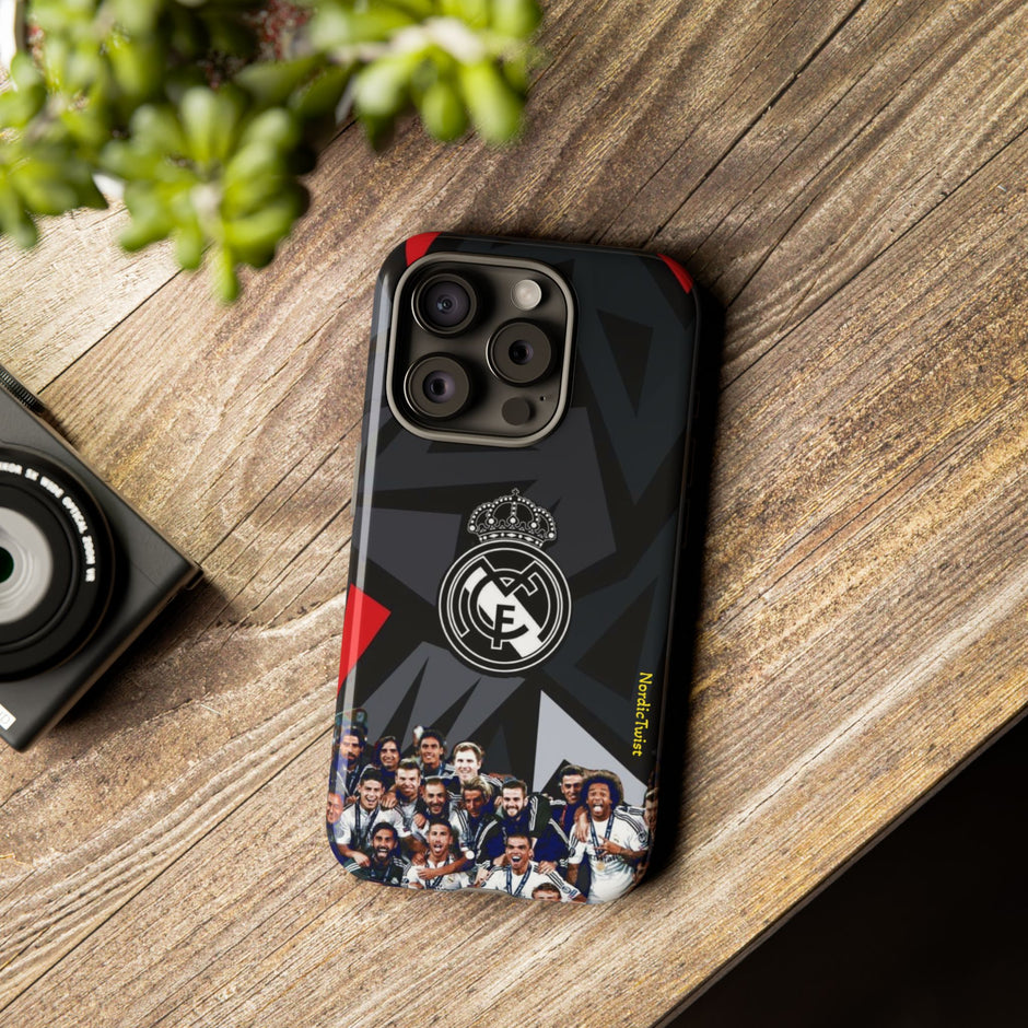 Soccer Team Photo Tough Case – Real Madrid Champions Phone Case