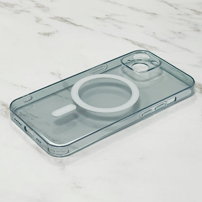 Transparent glas magnetiskt MagSafe mobilskal