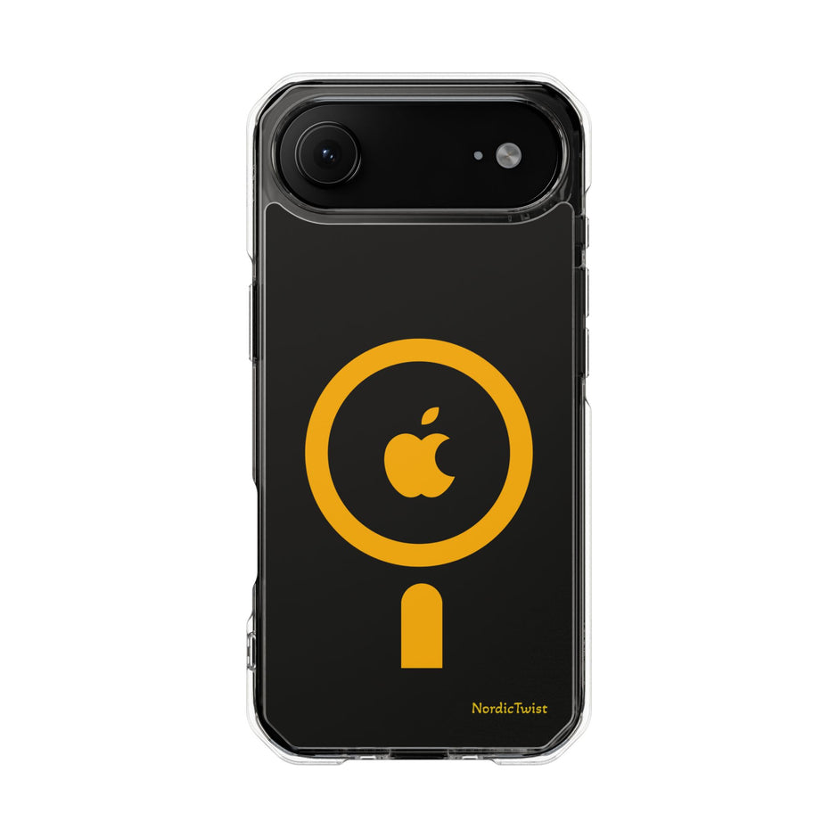 MagSafe Clear Phone Case – Yellow Ring