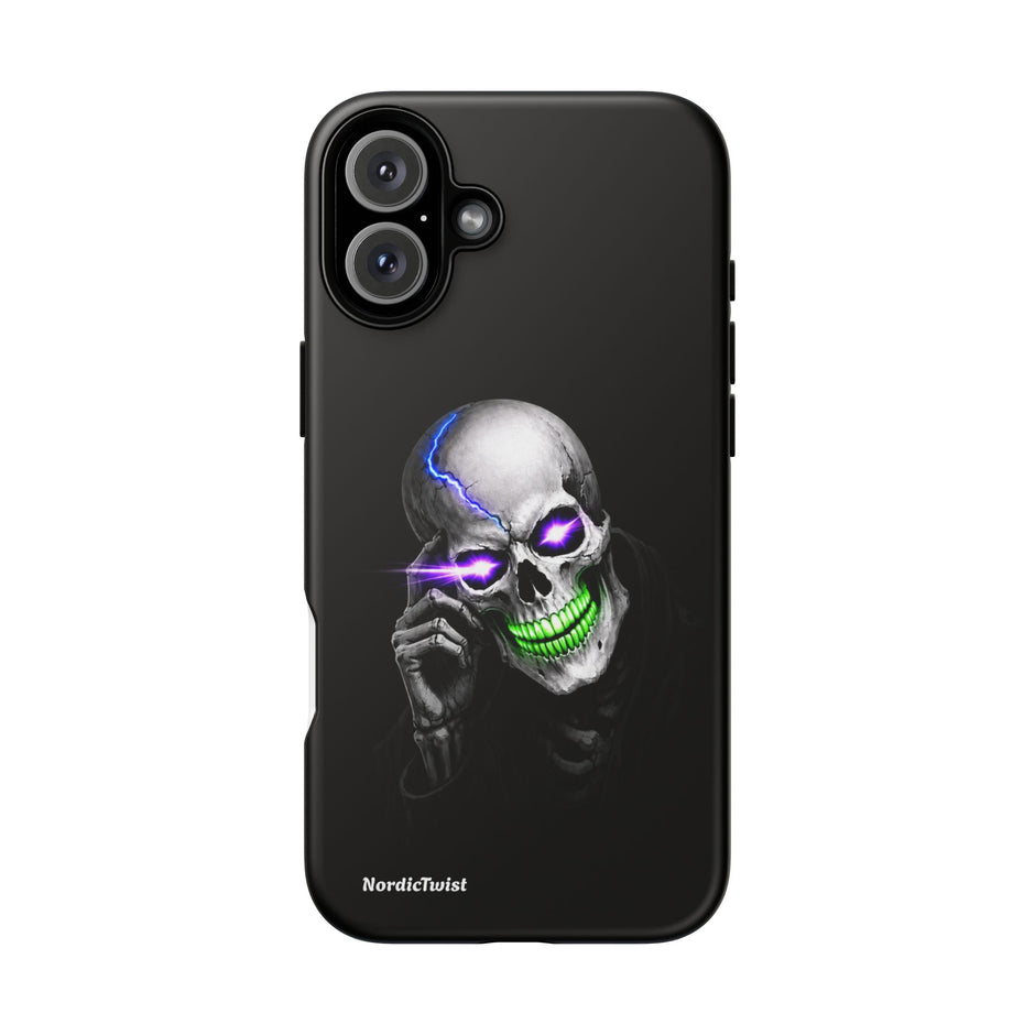 Neon Skull Tough Phone Case