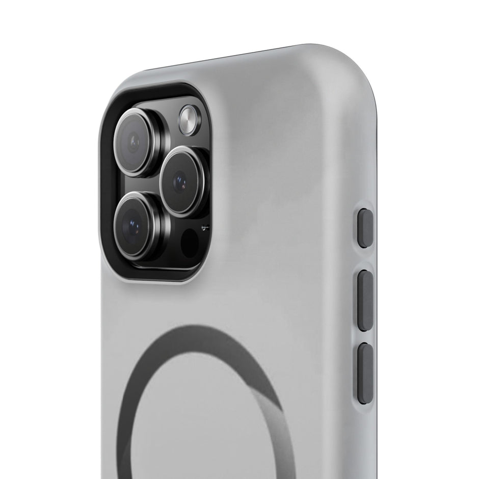 MagSafe Mobilskal – Grå Ringdesign