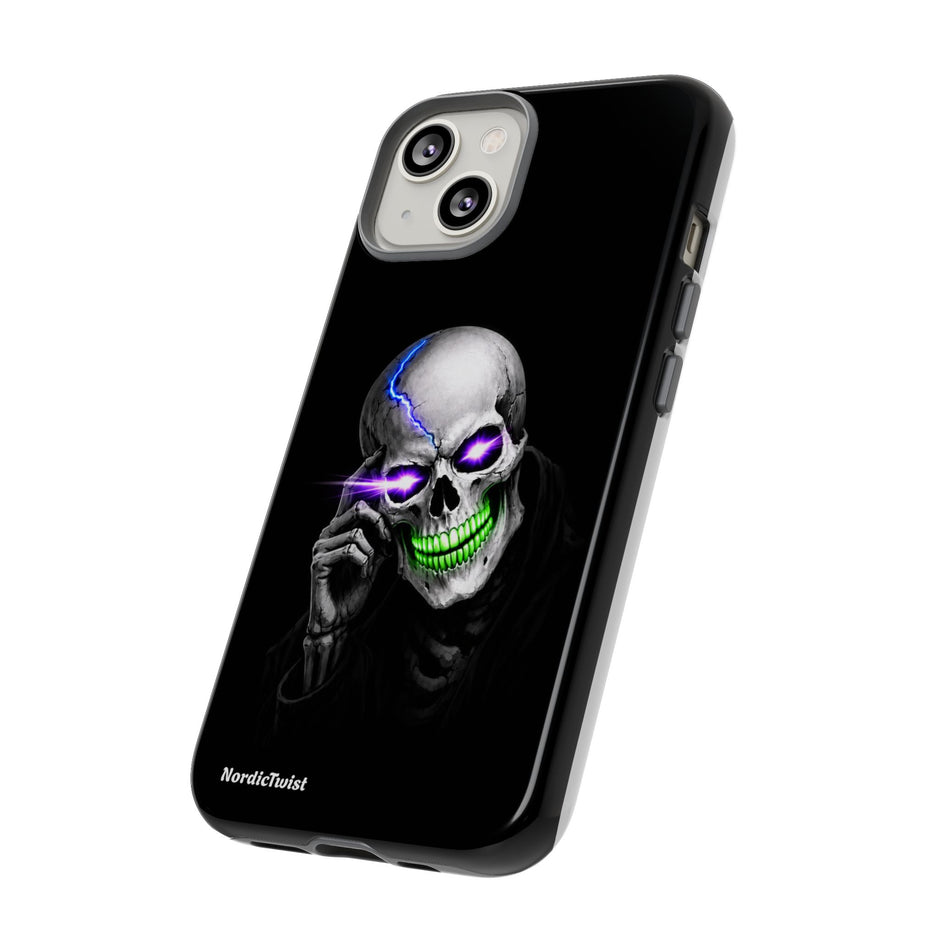 Neon Skull Tough Phone Case