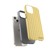Yellow Stripe Tough Phone Case