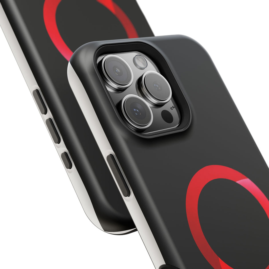 MagSafe Mobilskal – Röd Ringdesign