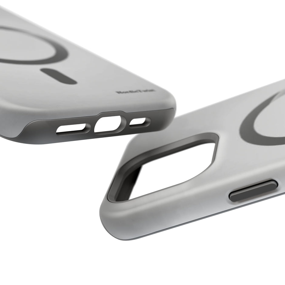 MagSafe Mobilskal – Grå Ringdesign