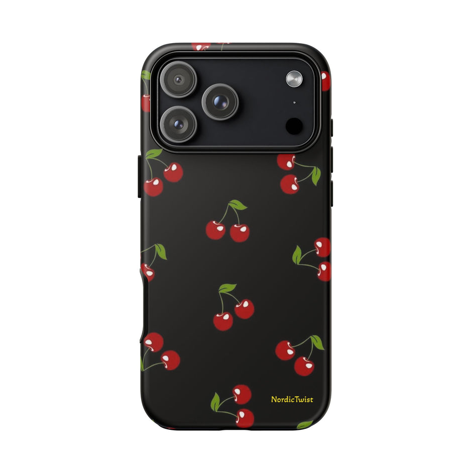 Cherry Pattern Tough Phone Case