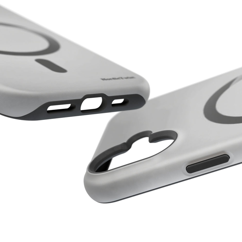 MagSafe Mobilskal – Grå Ringdesign