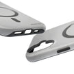 MagSafe Mobilskal – Grå Ringdesign