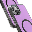 Clear Magnetic Phone Case Minimal Purple