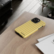 Yellow Stripe Tough Phone Case