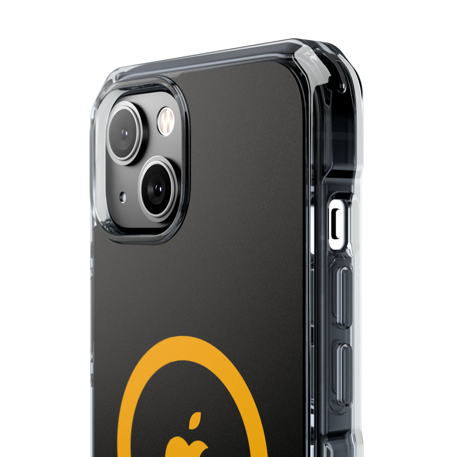 MagSafe Clear Phone Case – Yellow Ring