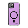 Clear Magnetic Phone Case Minimal Purple
