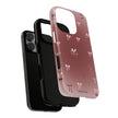Cherry Bow Phone Case — Cute Red Gradient Protective Cover