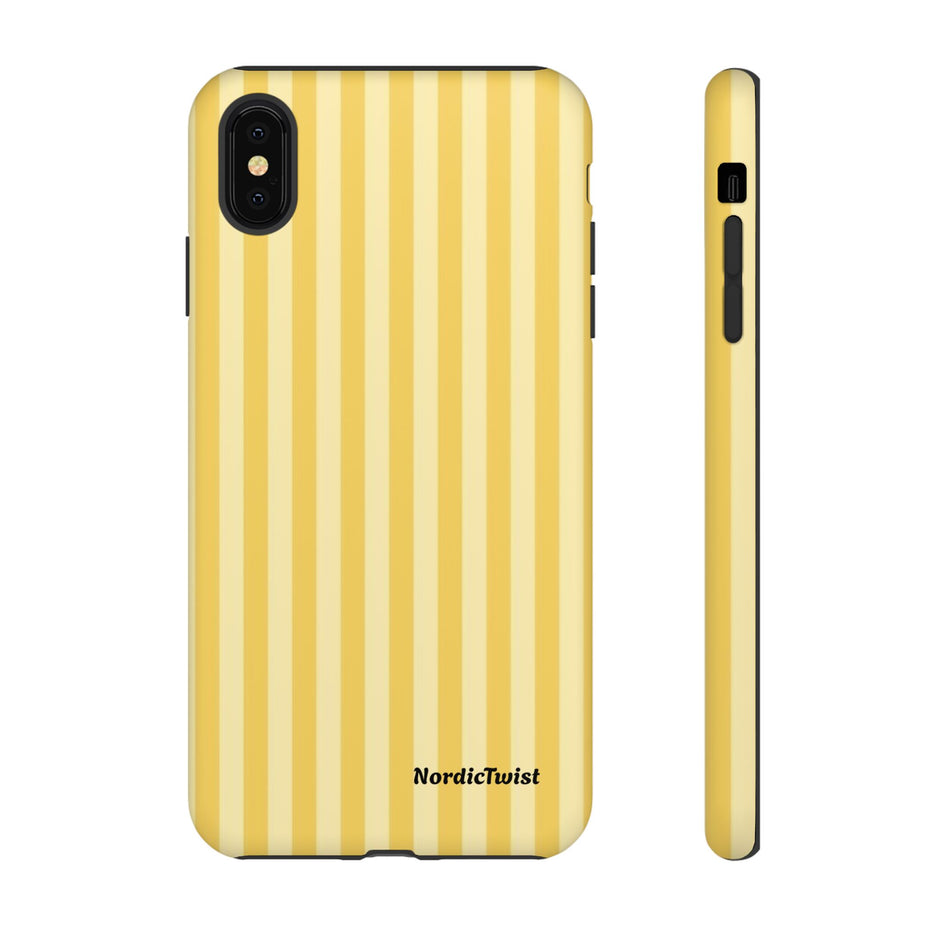 Yellow Stripe Tough Phone Case