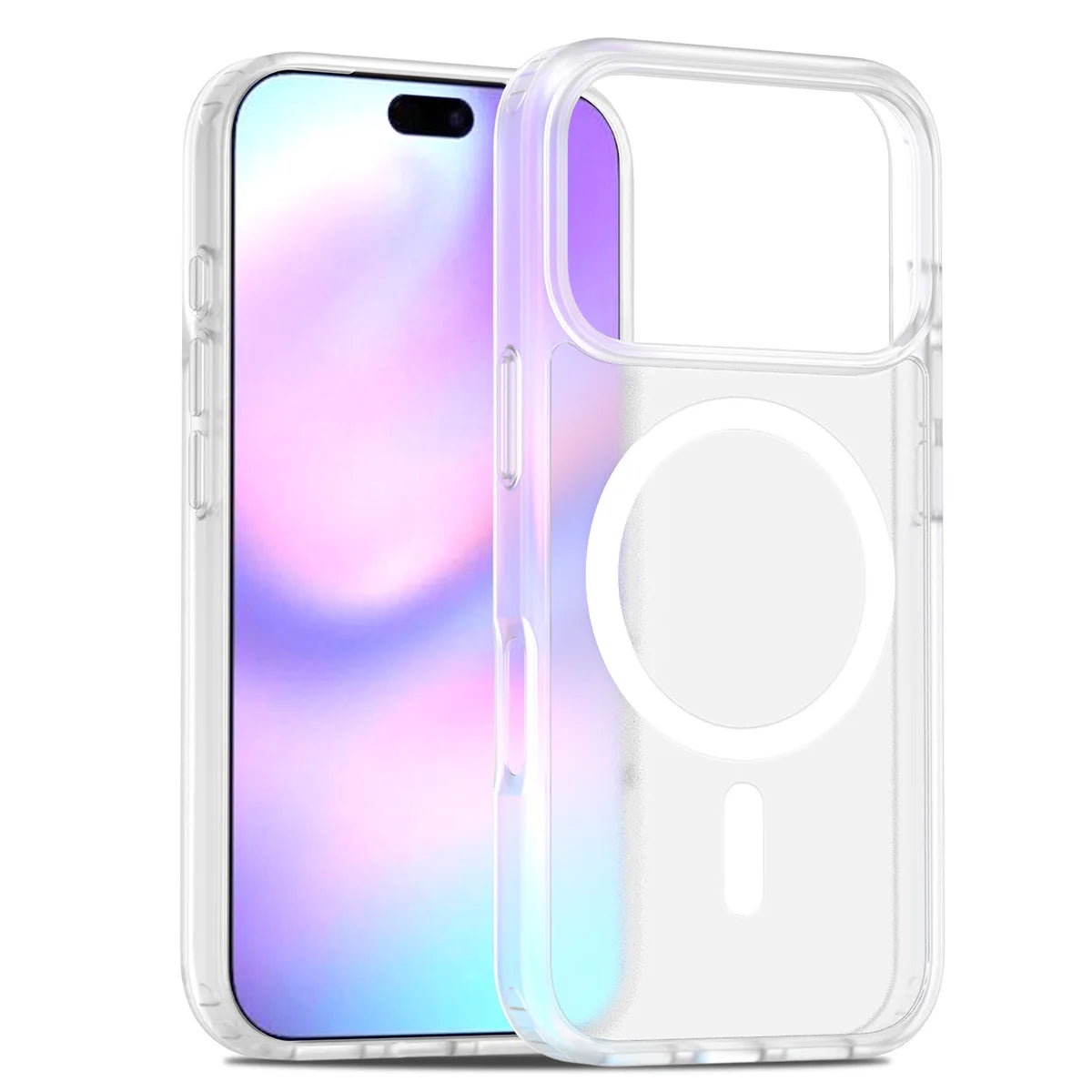 Magnetic Case For iPhone 17 Air 15 14 13 12 11 16 Pro Max Plus For Magsafe Wireless Charging Matte Translucent Hard Armor Cover