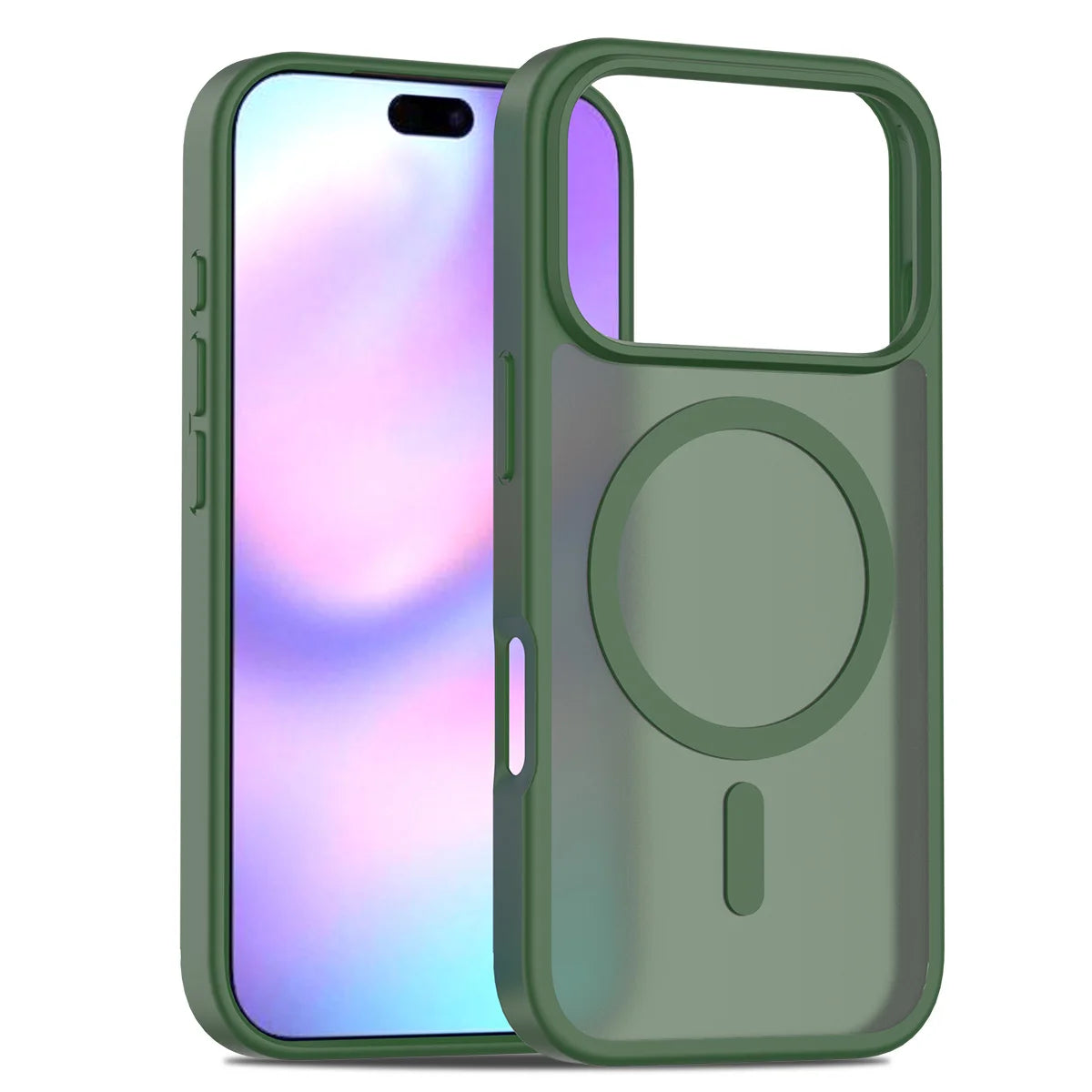 Magnetic Case For iPhone 17 Air 15 14 13 12 11 16 Pro Max Plus For Magsafe Wireless Charging Matte Translucent Hard Armor Cover