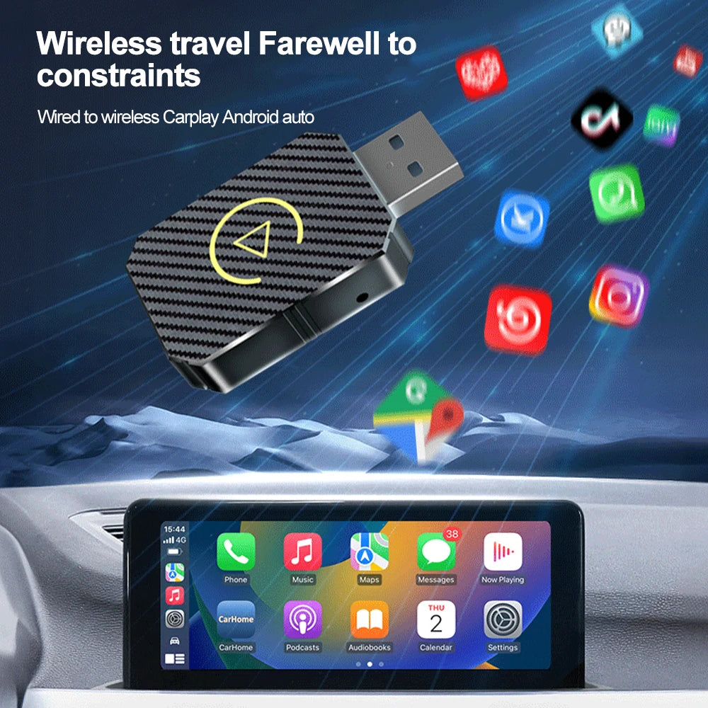 Trådlös CarPlay &amp; Android Auto Adapter