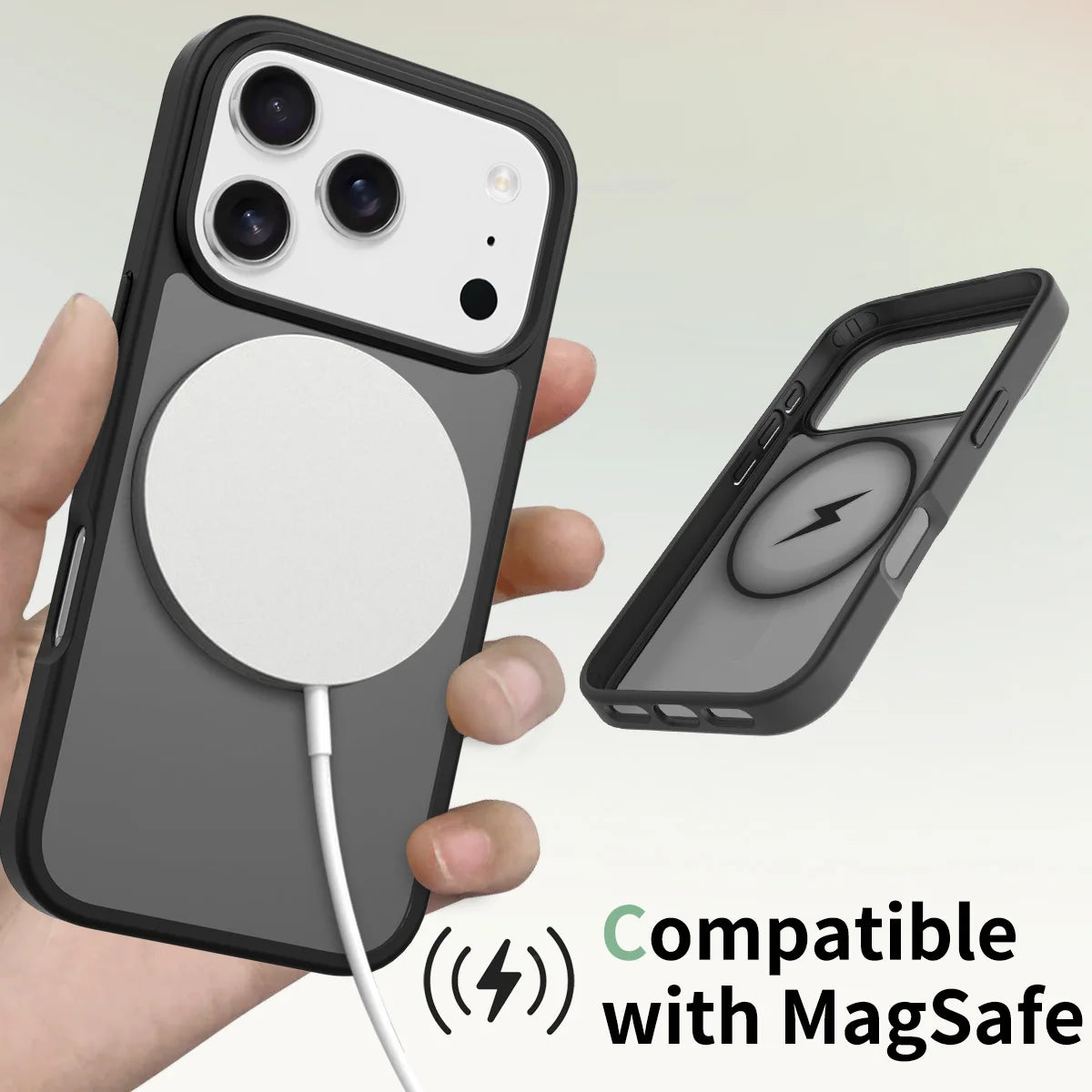 Magnetic Case For iPhone 17 Air 15 14 13 12 11 16 Pro Max Plus For Magsafe Wireless Charging Matte Translucent Hard Armor Cover