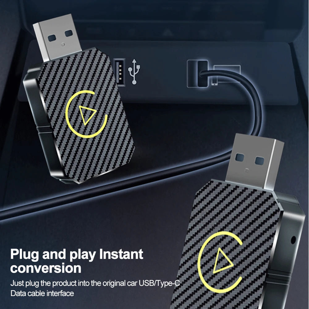 Trådlös CarPlay &amp; Android Auto Adapter