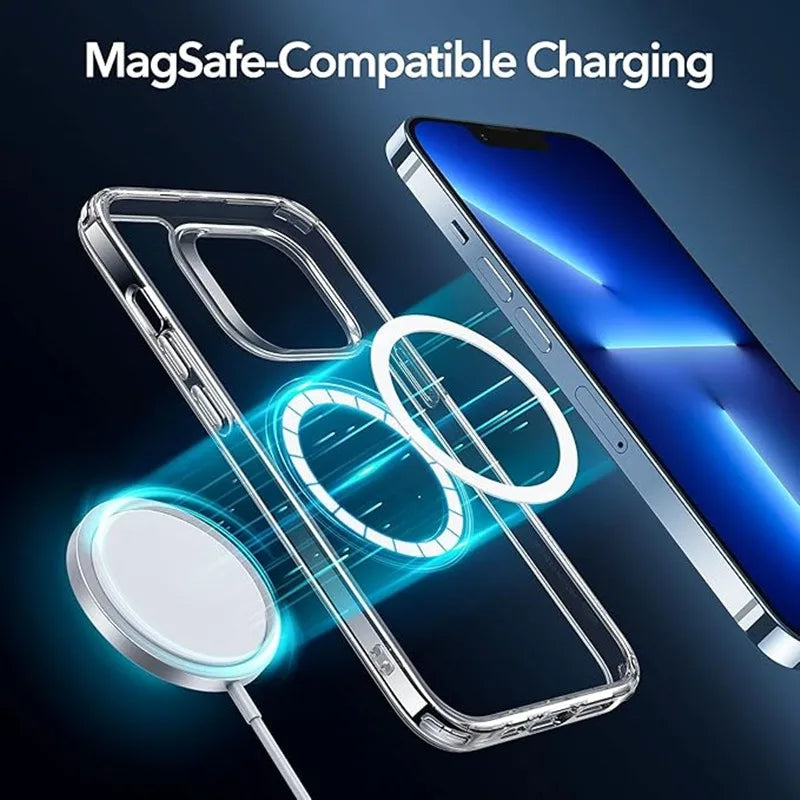 Magnetic Transparent Phone Case