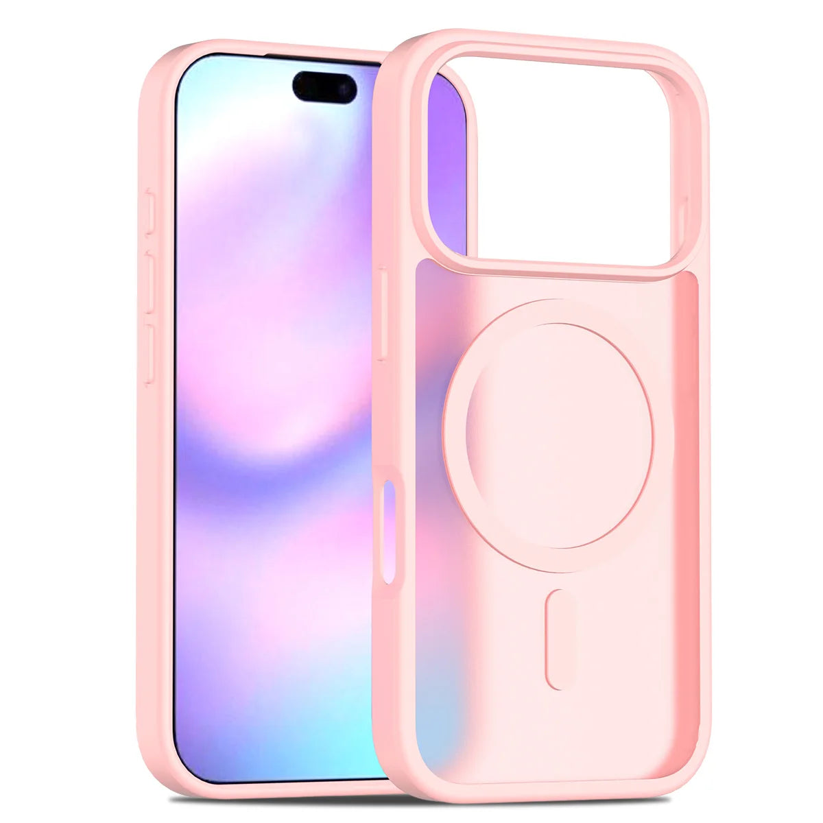 Magnetic Case For iPhone 17 Air 15 14 13 12 11 16 Pro Max Plus For Magsafe Wireless Charging Matte Translucent Hard Armor Cover