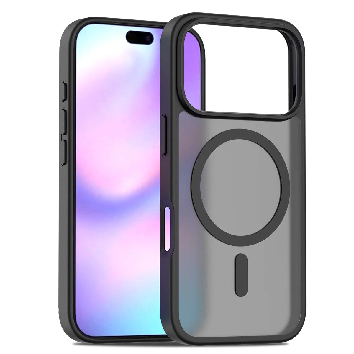 Magnetic Case For iPhone 17 Air 15 14 13 12 11 16 Pro Max Plus For Magsafe Wireless Charging Matte Translucent Hard Armor Cover