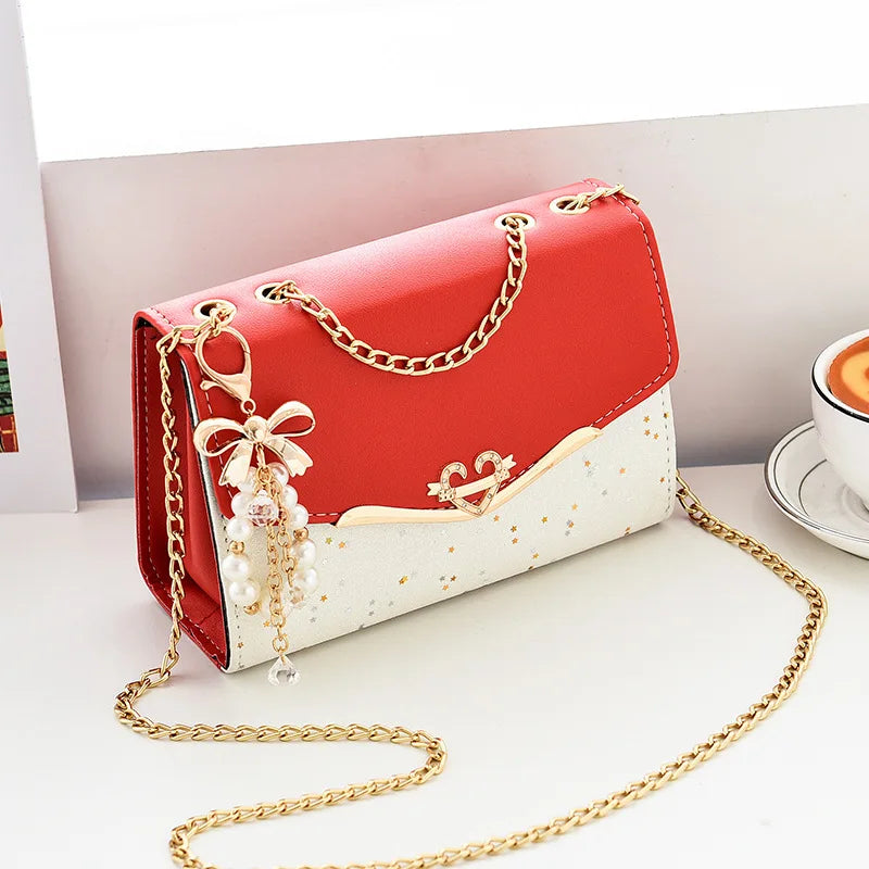 Elegant PU-läder Crossbody-väska – Dam