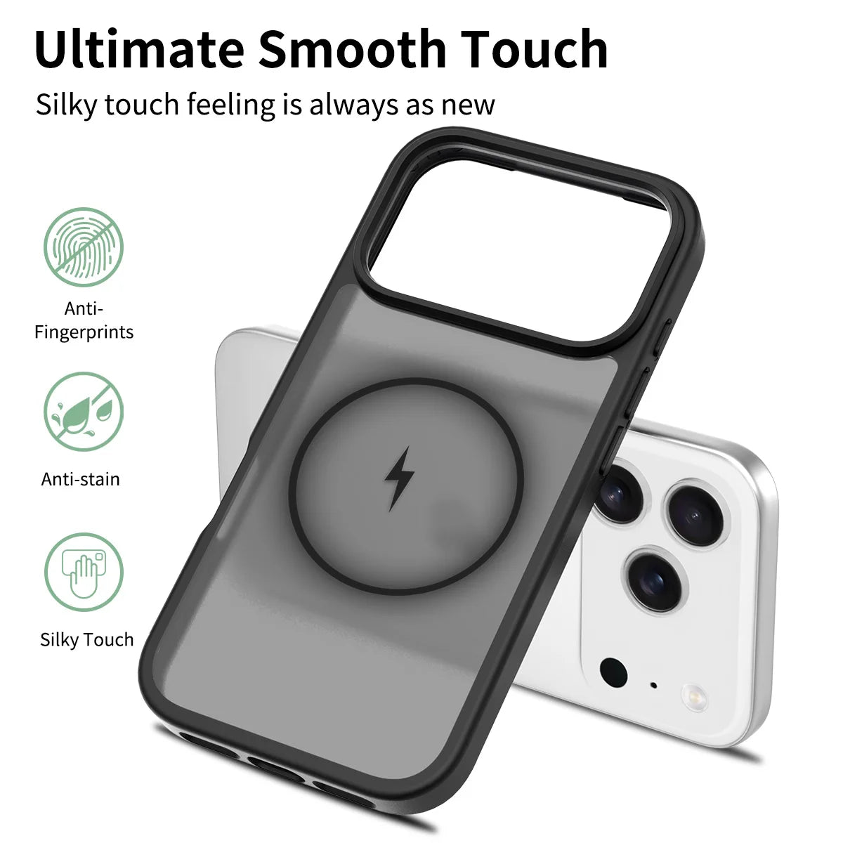 Magnetic Case For iPhone 17 Air 15 14 13 12 11 16 Pro Max Plus For Magsafe Wireless Charging Matte Translucent Hard Armor Cover