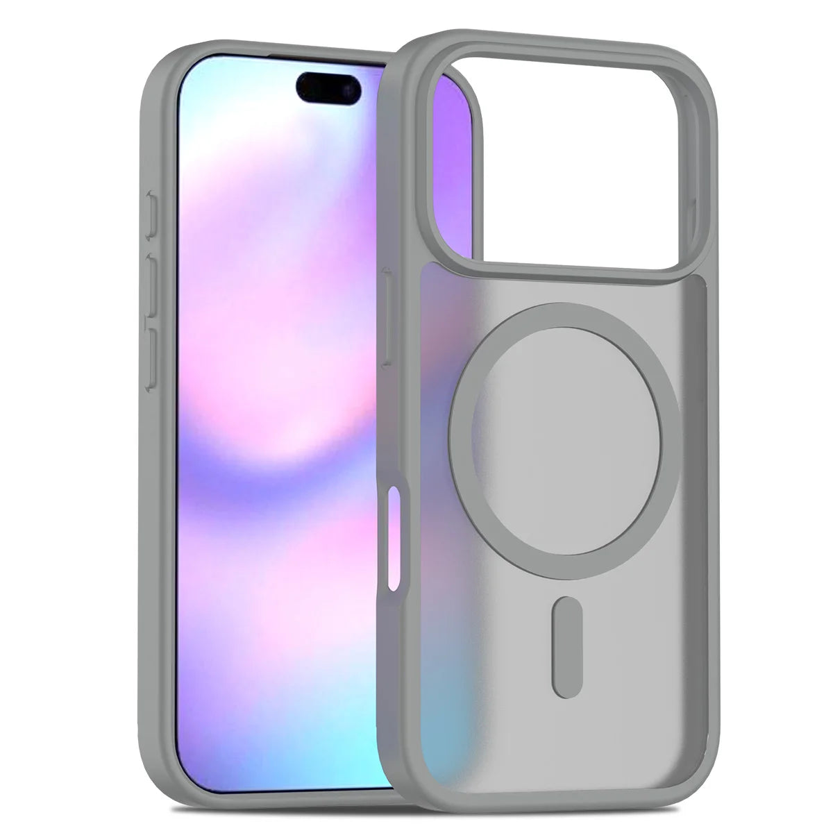 Magnetic Case For iPhone 17 Air 15 14 13 12 11 16 Pro Max Plus For Magsafe Wireless Charging Matte Translucent Hard Armor Cover