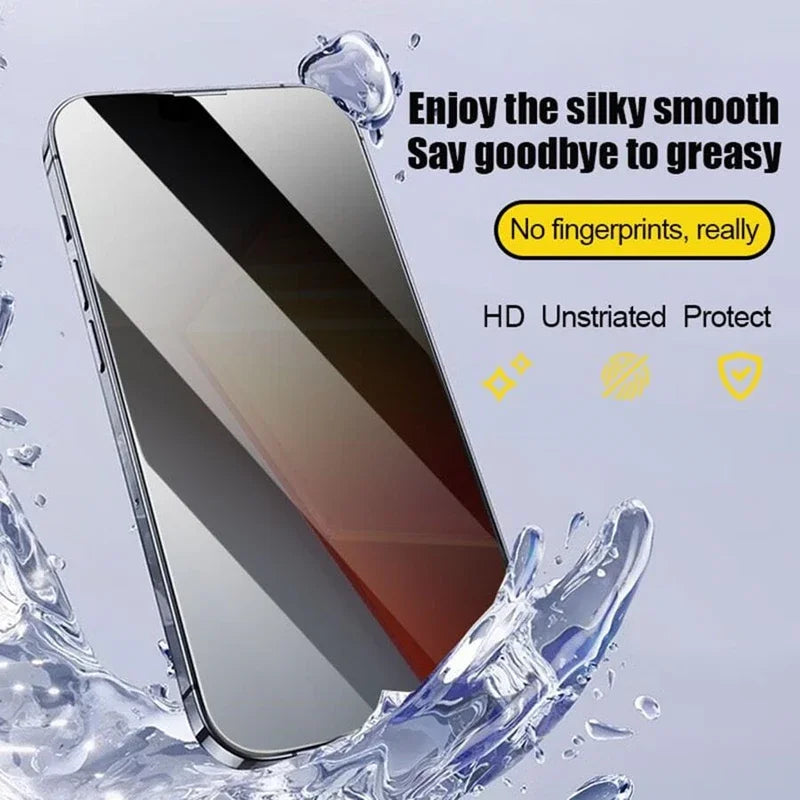 iPhone Privacy Glass – 8K Dust-Free (1–3 pcs).