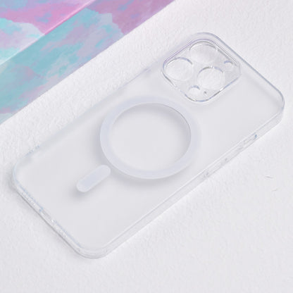 Transparent glas magnetiskt MagSafe mobilskal